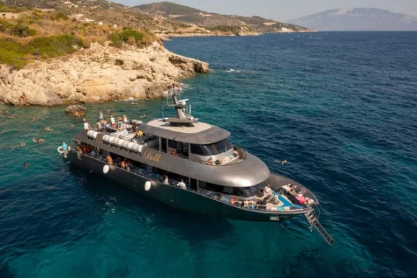 Rhodes: Morning cruise to Symi island & St George bay with Greek Lunch & Transfer 